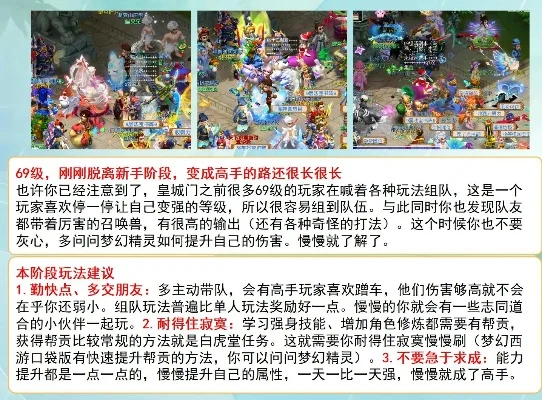 梦幻西游新手到高级玩家玩法攻略