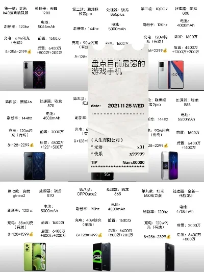 最强打游戏手机排行榜